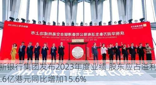 大新银行集团发布2023年度业绩 股东应占溢利18.6亿港元同比增加15.6%